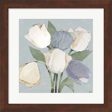 Framed French Tulips II Print