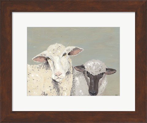 Framed Sweet Lambs I Print