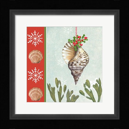 Framed Christmas Coastal II Print