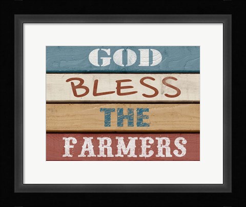 Framed Farm Sentiment III Print