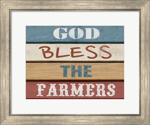 Framed Farm Sentiment III Print