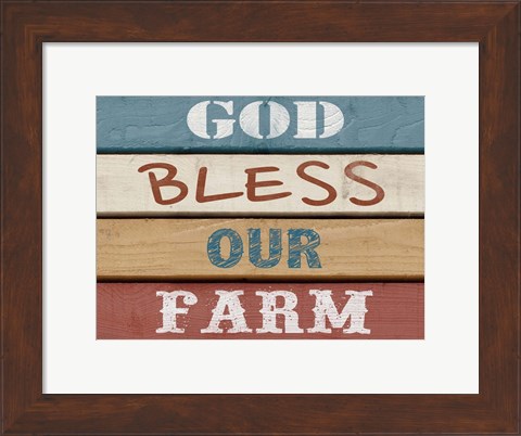 Framed Farm Sentiment IV Print
