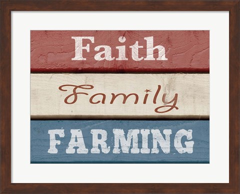 Framed Farm Sentiment V Print