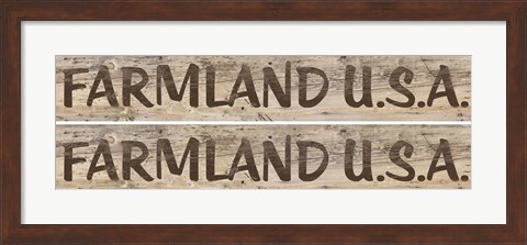 Framed Farm Sign 2-up I Print