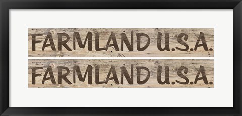 Framed Farm Sign 2-up I Print