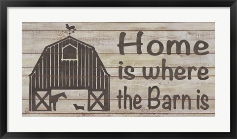 Framed Home &amp; Farm III Print