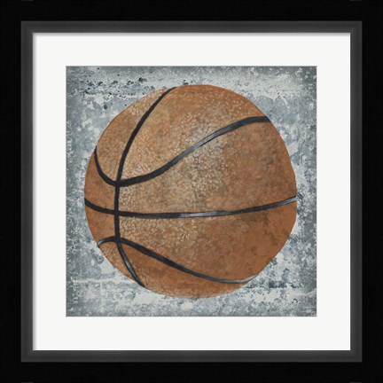 Framed Grunge Sporting I Print