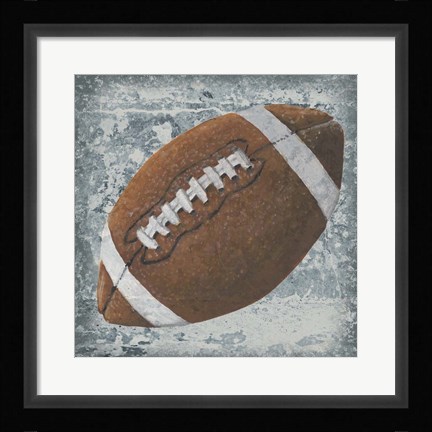 Framed Grunge Sporting II Print