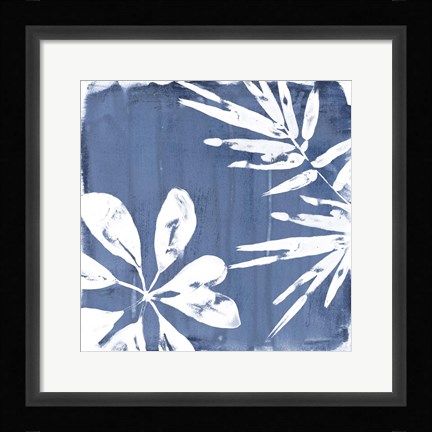 Framed Tropical Indigo Impressions III Print