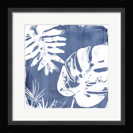 Framed Tropical Indigo Impressions IV Print