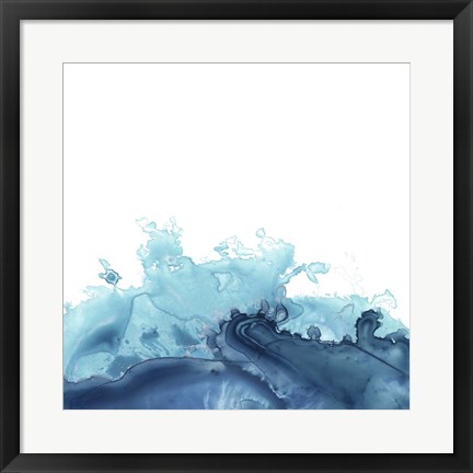 Framed Splash Wave III Print