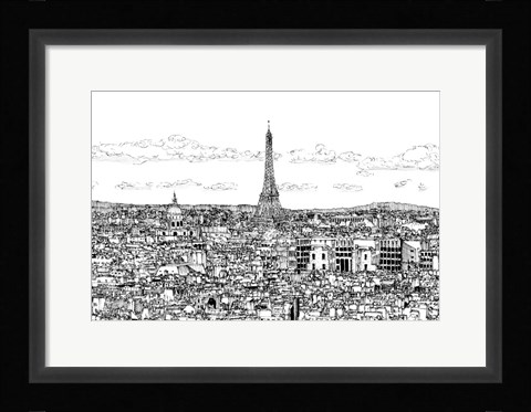 Framed Tour of Europe II Print