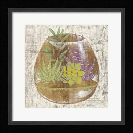 Framed Glass Garden II Print