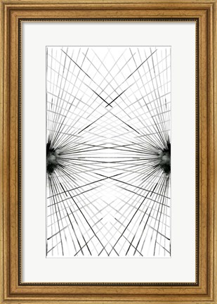 Framed Rays III Print