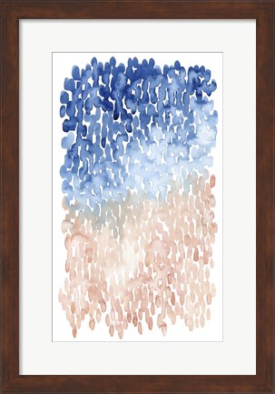 Framed Coral Cascade II Print