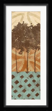 Framed Tribal Trio I Print