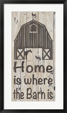 Framed Home &amp; Farm I Print
