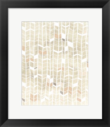 Framed Pattern Intersect I Print