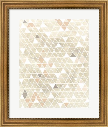 Framed Pattern Intersect II Print