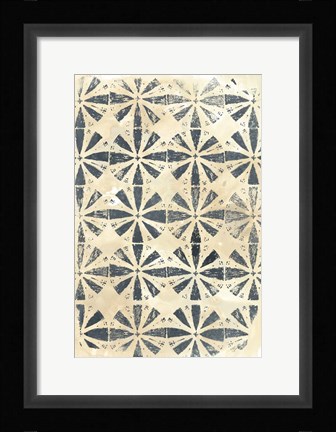 Framed Ancient Textile III Print