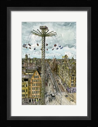 Framed European Afternoon IV Print