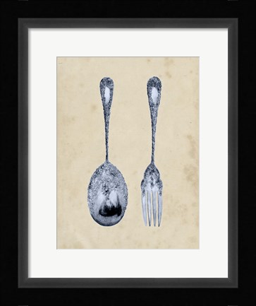 Framed Antique Utensils III Print