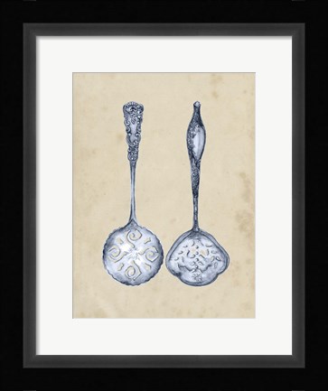 Framed Antique Utensils IV Print