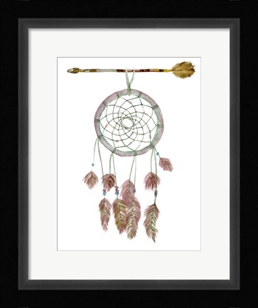 Framed Dreamcatchers II Print
