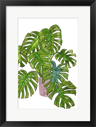 Framed Potted Jungle I Print