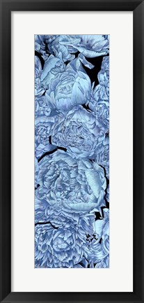 Framed Blue Peonies II Print