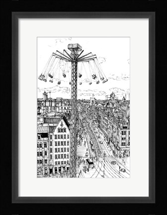 Framed Tour of Europe IV Print