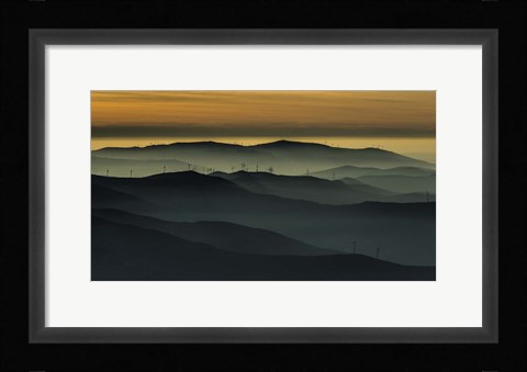 Framed Below The Horizon Print