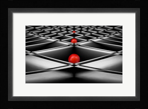 Framed Lined Up Print