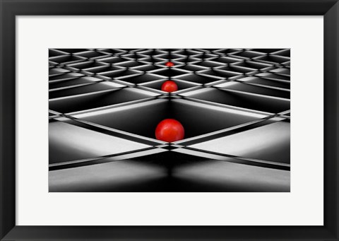 Framed Lined Up Print