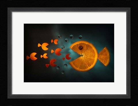 Framed Orange Fish Print