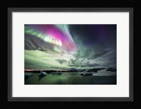 Framed Jokulsarlon Lake Print