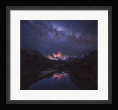 Framed Patagonia Autumn Night Print