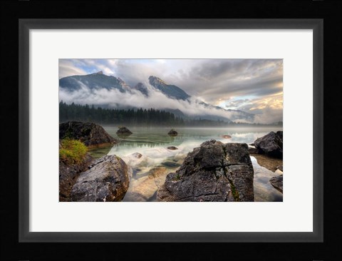 Framed Rocks Print