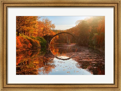 Framed Autumn Lake Print