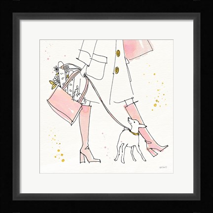 Framed Fashion Feet I Print