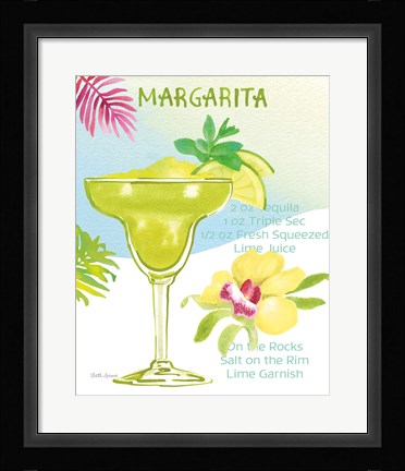 Framed Tropical Getaway III Print