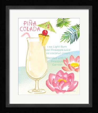 Framed Tropical Getaway II Print