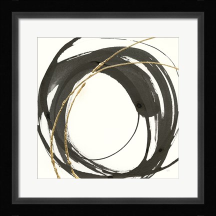 Framed Gilded Enso IV Print