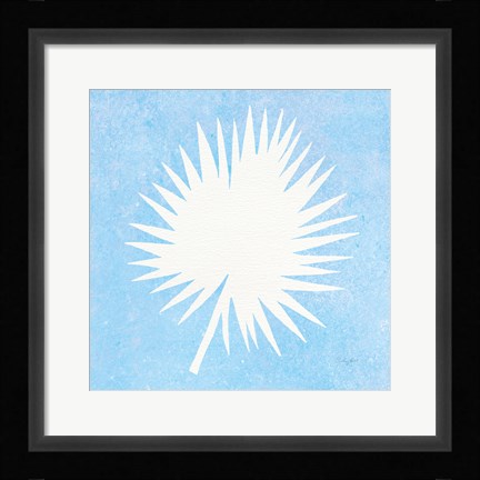 Framed Tropical Fun Palms Silhouette III Print