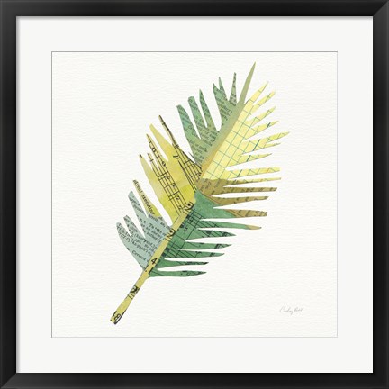 Framed Tropical Fun Palms I Print