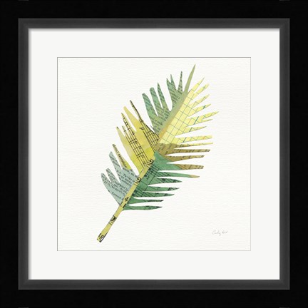 Framed Tropical Fun Palms I Print