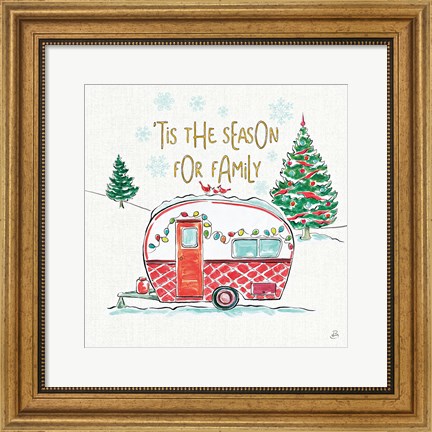 Framed Christmas in the Country VI Print