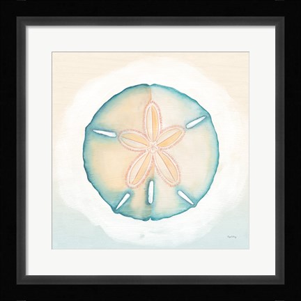 Framed Boardwalk Sand Dollar Print