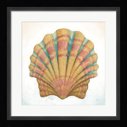 Framed Boardwalk Scallop Print