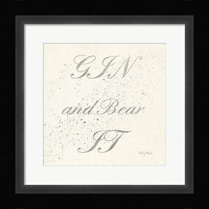 Framed Shot Fetish Quotes IX Light Silver Print